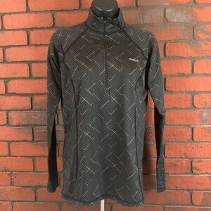 Reebok Woman's Large Long Sleeve Zip-Up Top – Athletic Activewear